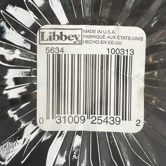 2 - Libbey Vintage Water / Wine Glass Goblets -  Star Burst Hob Star Pattern - Picture 6 of 8